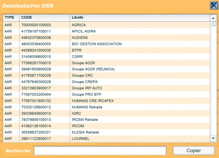 Liste Des Caisse De Retraite Par Code Ape
